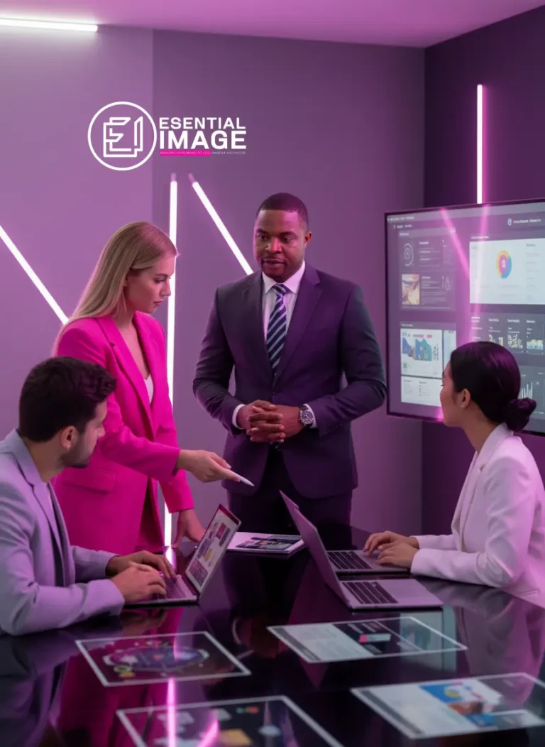 The Essential Image CEO Brainstorming With His Team